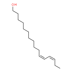 ChemSpider 2D Image | Z,Z-11,13-Hexadecadien-1-ol | C16H30O