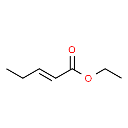 ChemSpider 2D Image | Ethyl (2E)-2-pentenoate  | C7H12O2