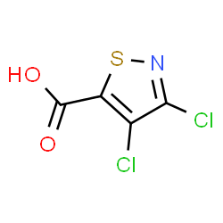 ChemSpider 2D Image | 3,4-Dichloro-5-Isothiazolecarboxylic acid | C4HCl2NO2S
