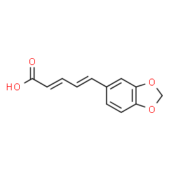 ChemSpider 2D Image | (E,E)-Piperic Acid | C12H10O4