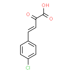 ChemSpider 2D Image | (3E)-4-(4-Chlorophenyl)-2-oxo-3-butenoic acid | C10H7ClO3