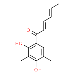 ChemSpider 2D Image | Sorbicillin | C14H16O3