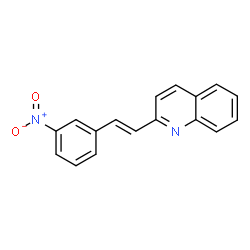 ChemSpider 2D Image | (E)-2-(3-Nitrostyryl)quinoline | C17H12N2O2