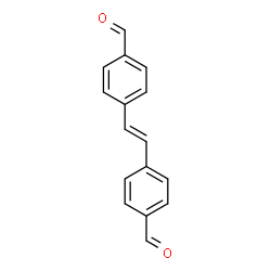 ChemSpider 2D Image | 1,2-Bis(p-formylphenyl)-trans-ethylene | C16H12O2