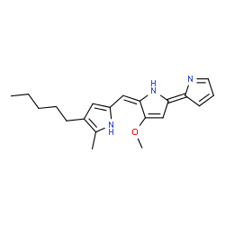 ChemSpider 2D Image | Z-Prodigiosin | C20H25N3O