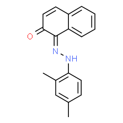 ChemSpider 2D Image | (1E)-1-[(2,4-Dimethylphenyl)hydrazono]-2(1H)-naphthalenone | C18H16N2O