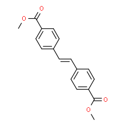 ChemSpider 2D Image | Dimethyl 4,4'-Stilbenedicarboxylate | C18H16O4