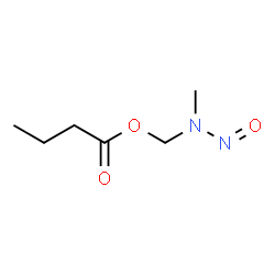 ChemSpider 2D Image | [Methyl(nitroso)amino]methyl butyrate | C6H12N2O3