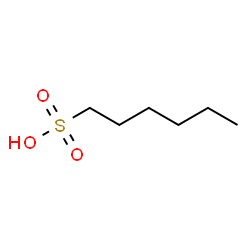ChemSpider 2D Image | 1-Hexanesulfonic acid | C6H14O3S