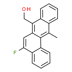 ChemSpider 2D Image | (5-Fluoro-12-methyl-7-tetraphenyl)methanol | C20H15FO