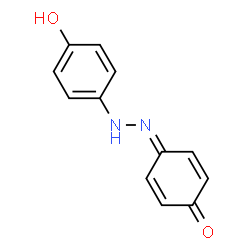 ChemSpider 2D Image | 4-[(4-Hydroxyphenyl)hydrazono]-2,5-cyclohexadien-1-one | C12H10N2O2