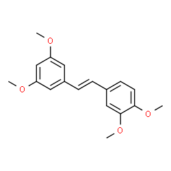 ChemSpider 2D Image | (E)-3,3',4,5'-TETRAMETHOXYSTILBENE | C18H20O4