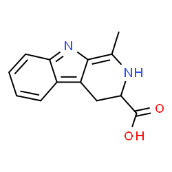 ChemSpider 2D Image | 1-Methyl-3,4-dihydro-2H-beta-carboline-3-carboxylic acid | C13H12N2O2