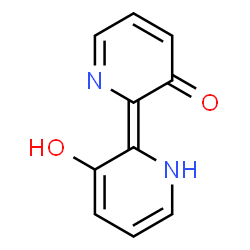 ChemSpider 2D Image | (2E)-2-(3-Hydroxy-2(1H)-pyridinylidene)-3(2H)-pyridinone | C10H8N2O2