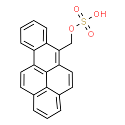 ChemSpider 2D Image | 6-sulfooxymethylbenzo(a)pyrene | C21H14O4S