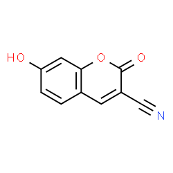 ChemSpider 2D Image | 3-Cyanoumbelliferone | C10H5NO3