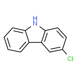 ChemSpider 2D Image | 3-chlorocarbazole | C12H8ClN