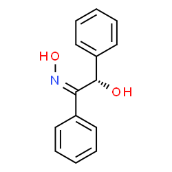 ChemSpider 2D Image | (1S,2Z)-2-(Hydroxyimino)-1,2-diphenylethanol | C14H13NO2