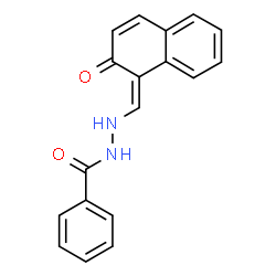 ChemSpider 2D Image | N'-[(Z)-(2-Oxo-1(2H)-naphthalenylidene)methyl]benzohydrazide | C18H14N2O2