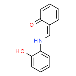 ChemSpider 2D Image | (6Z)-6-{[(2-Hydroxyphenyl)amino]methylene}-2,4-cyclohexadien-1-one | C13H11NO2