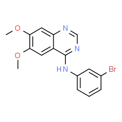 ChemSpider 2D Image | PD 153035 | C16H14BrN3O2