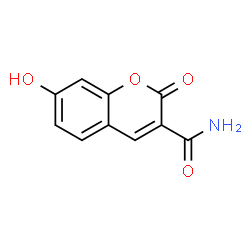 ChemSpider 2D Image | 7-Hydroxy-2-oxo-2H-chromene-3-carboxamide | C10H7NO4