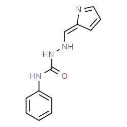 ChemSpider 2D Image | N-Phenyl-2-[(E)-2H-pyrrol-2-ylidenemethyl]hydrazinecarboxamide | C12H12N4O