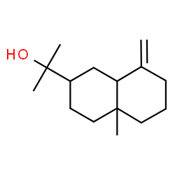 ChemSpider 2D Image | 2-(4a-Methyl-8-methylenedecahydro-2-naphthalenyl)-2-propanol | C15H26O