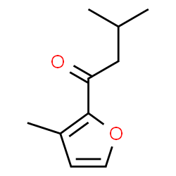 ChemSpider 2D Image | 3-Methyl-1-(3-methyl-2-furyl)-1-butanone | C10H14O2