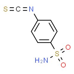 ChemSpider 2D Image | 4-Isothiocyanatobenzenesulfonamide | C7H6N2O2S2