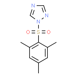 ChemSpider 2D Image | N-Mesitylenesulfonyl-1,2,4-triazole | C11H13N3O2S