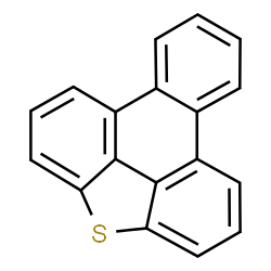 ChemSpider 2D Image | Triphenyleno[4,5-bcd]thiophene | C18H10S