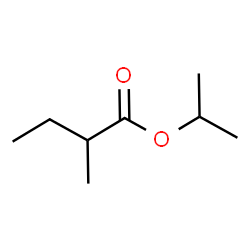 ChemSpider 2D Image | Isopropyl 2-methylbutyrate | C8H16O2