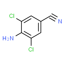 ChemSpider 2D Image | 4-Amino-3,5-dichlorobenzonitrile | C7H4Cl2N2