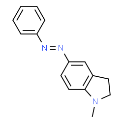 ChemSpider 2D Image | N-methyl-5-phenylazoindoline | C15H15N3