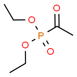 ChemSpider 2D Image | Diethyl acetylphosphonate | C6H13O4P