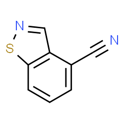ChemSpider 2D Image | 1,2-Benzothiazole-4-carbonitrile | C8H4N2S