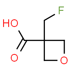 ChemSpider 2D Image | 3-(Fluoromethyl)-3-oxetanecarboxylic acid | C5H7FO3