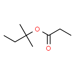 ChemSpider 2D Image | 2-Methyl-2-butanyl propionate | C8H16O2