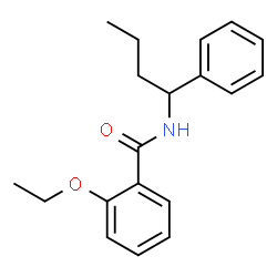 ChemSpider 2D Image | 2-Ethoxy-N-(1-phenylbutyl)benzamide | C19H23NO2