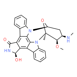 ChemSpider 2D Image | 7-Hydroxystaurosporine | C28H26N4O4