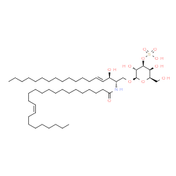 ChemSpider 2D Image | CIS-TETRACOSENOYL SULFATIDE | C48H91NO11S