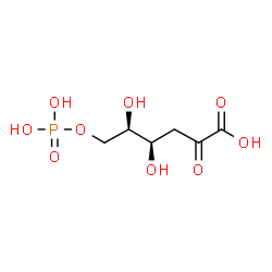ChemSpider 2D Image | 6-phospho-2-dehydro-3-deoxy-D-galactonic acid | C6H11O9P
