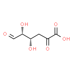 ChemSpider 2D Image | 5-dehydro-4-deoxy-D-glucuronic acid | C6H8O6