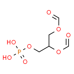 ChemSpider 2D Image | 3-(Phosphonooxy)-1,2-propanediyl diformate | C5H9O8P