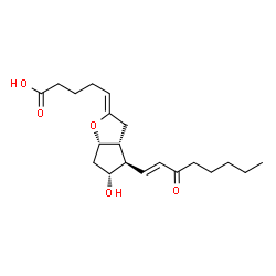 ChemSpider 2D Image | 15-dehydro-prostaglandin I2 | C20H30O5