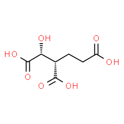 ChemSpider 2D Image | (1R,2S)-1-Hydroxy-1,2,4-butanetricarboxylic acid | C7H10O7