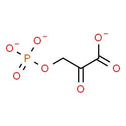 ChemSpider 2D Image | 2-Oxo-3-(phosphonatooxy)propanoate | C3H2O7P