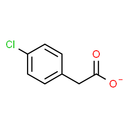 ChemSpider 2D Image | 4-Chlorophenylacetate | C8H6ClO2