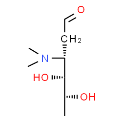 ChemSpider 2D Image | D-Rhodosamine | C8H17NO3
